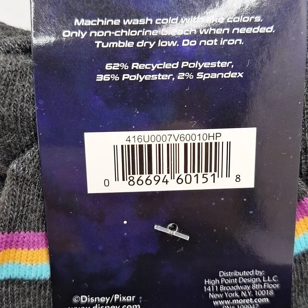 Disney Pixar Buzz Lightyear crew socks